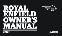 2023 Royal Enfield Bullet 350 - Uzivatelska prirucka CZ 